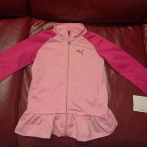 NWT Puma Baby Girl Jacket Pink size 4T